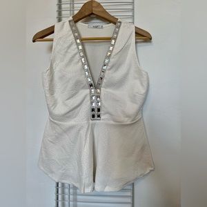 Papaya peplum dress top. Size XL